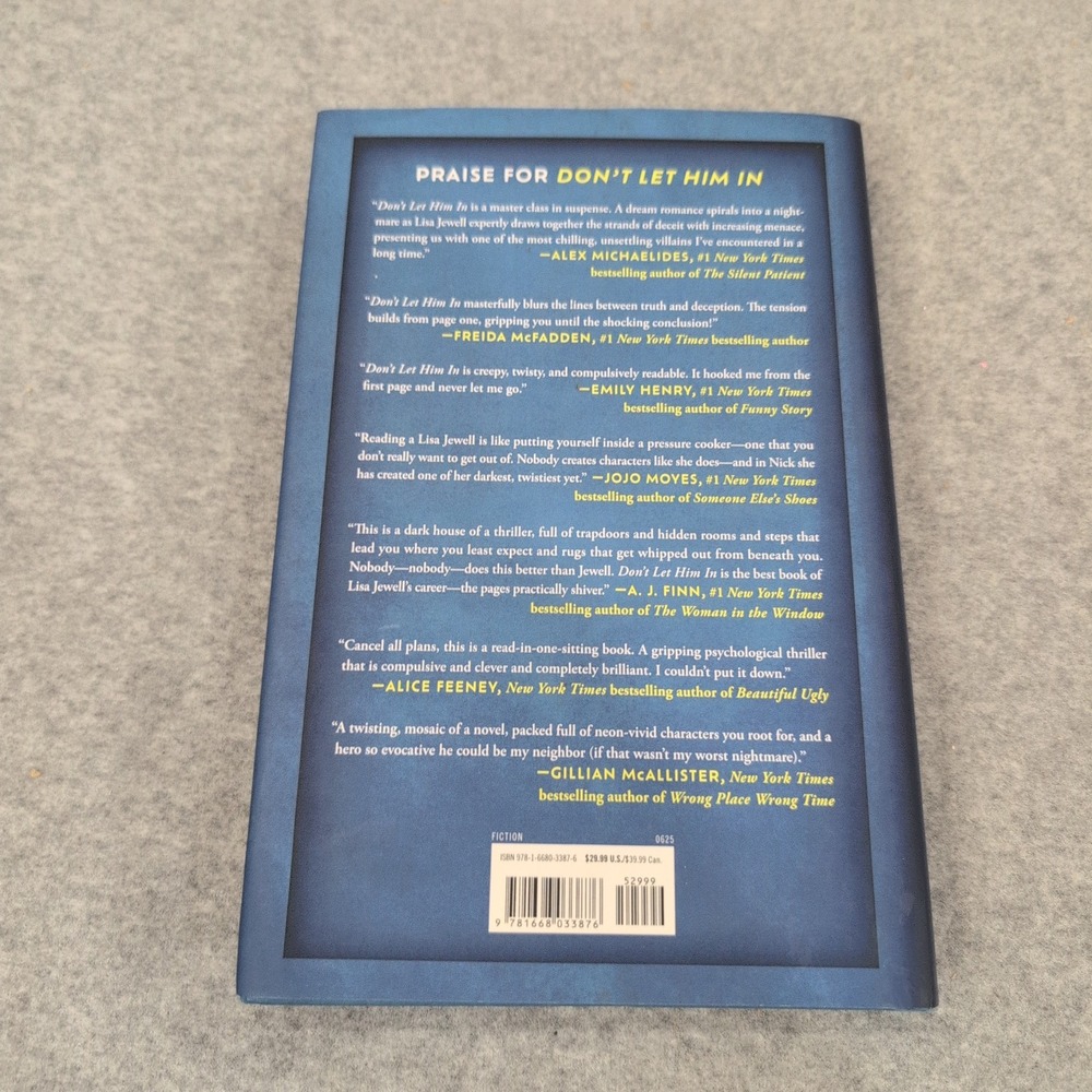 Don't Let Him In by Lisa Jewell Hardcover Psychological Thriller 2024 Novel - Picture 2 of 4